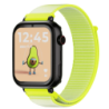 SaveFamily SaveWatch Plus Noir / Tissu jaune fluo Bouton SOS Appel vidéo