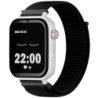 SaveFamily SaveWatch Plus Blanc Bracelet en tissu Black 1,85 pouces IP67 Montre connectée