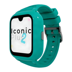 SaveFamily Iconic Plus 2 Unie Vert Menthe 1,78 pouces Appels Bluetooth IP67 Montre connectée