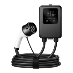Chargeur VE Type 2 32A 7.0kW Monophasé 5M LCD