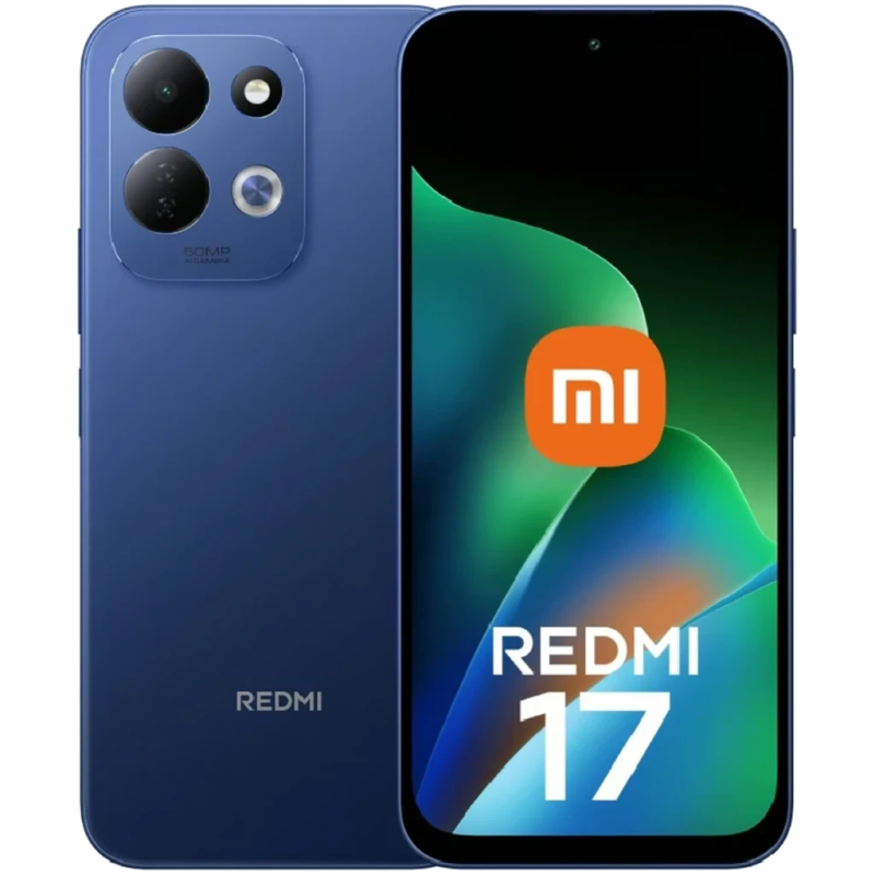 Xiaomi Redmi 17 5G 4GB/256GB Bleu 6,9 pouces IPS 120Hz 50MP 7500mAh 45W NFC