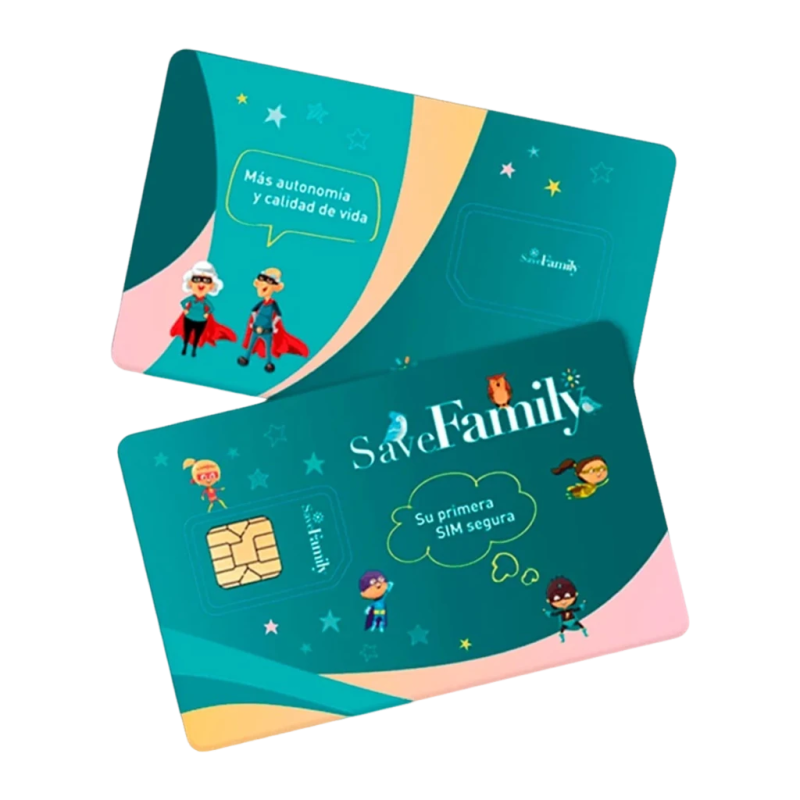 Carte SIM SaveFamily pour Smartwatch SaveFamily 4G LTE Nano SIM