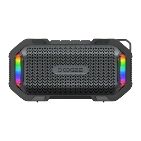 Doogee Mag Grip Mini Noir 15W 10h IP67 1800mAh mains libres lumières RGB Enceinte Bluetooth 5.3