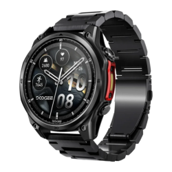 Doogee Anywise W1 Pro Noir GPS double bande Appels Bluetooth 18 jours +170 sports 5ATM Montre connectée