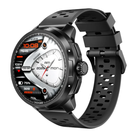 Doogee Anymoving M1 Noir 1,5 pouces AMOLED GPS double bande 20 jours +170 sports 5ATM Montre connectée
