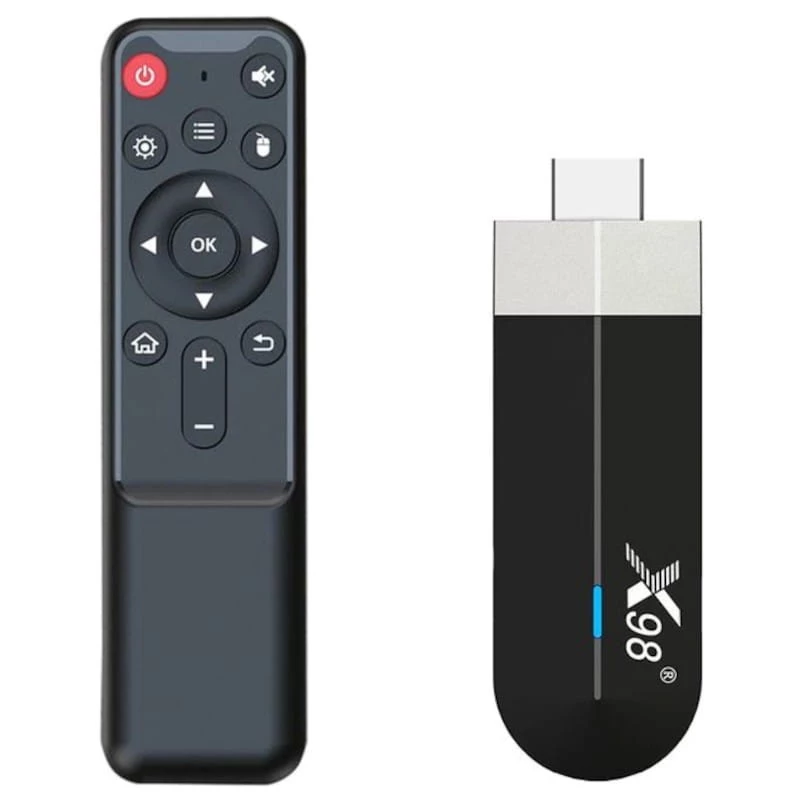 X98 S500 4Go/32Go Android 11 4K WiFi double bande Bluetooth S905Y4 TV Stick