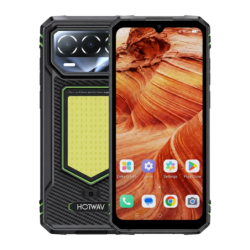Hotwav T8 4GB/64GB Vert IP68/IP69K 6,74 pouces IPS 120Hz 20MP 6200mAh 20W NFC