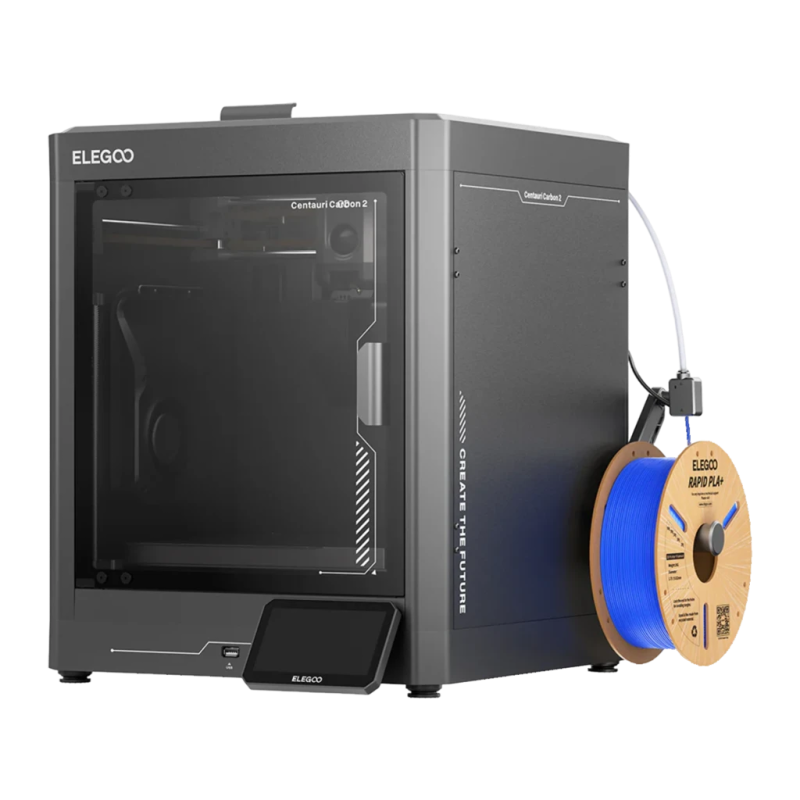 Elegoo Centauri Carbon 2 FDM CoreXY 500mm/s nivellement automatique extrudeur direct 5 pouces tactile WiFi Imprimante 3D