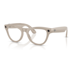 Ray-Ban Meta Skyler Gen 1 Craie Brillant Gris 12MP Bluetooth Lunettes connectées