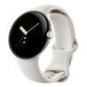 Google Pixel Watch LTE 41 mm, argenté brillant, ECG,NFC, bracelet Chalk