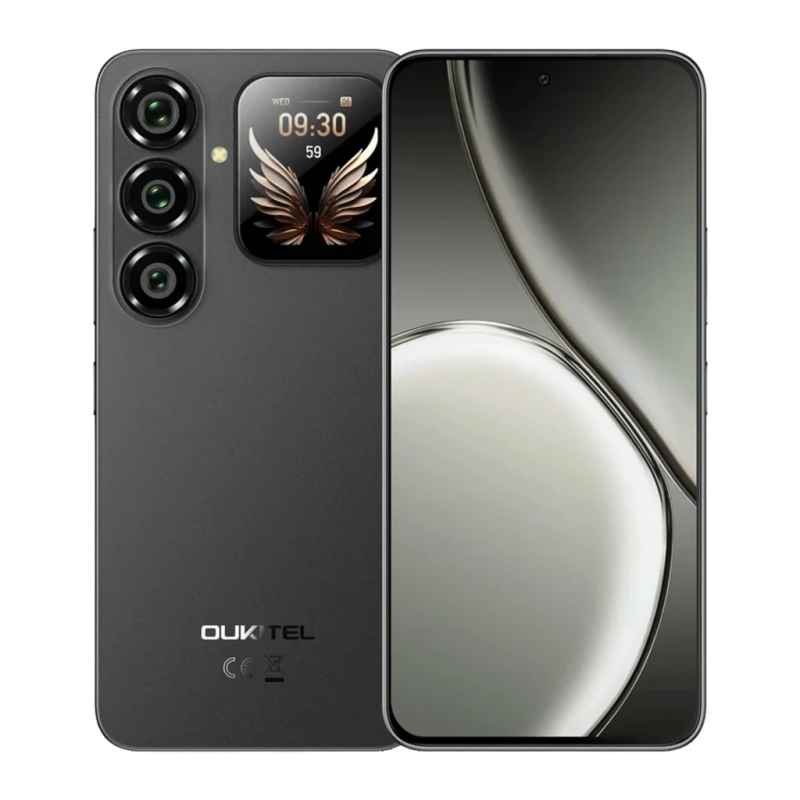 Oukitel P2 Plus 12GB/256GB Noir 6,7 pouces AMOLED 120Hz 50MP 5000mAh 45W NFC