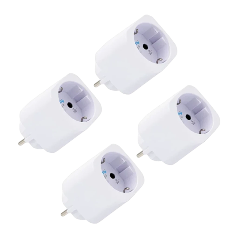 Shelly Plug M Gen3 Blanc Pack ×4 WiFi Matter mesure de consommation Prise intelligente
