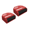 Relais intelligent Shelly 1PM Gen3 Wi-Fi 16A Pack 2 Rouge Mesure de consommation