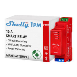 Relais intelligent Shelly Pro 1PM Compteur d'énergie intégré