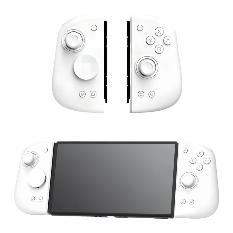 Mobapad M6 HD Blanc Switch/Switch OLED/Switch 2/PC Bluetooth effet Hall vibration 15h Manette sans fil
