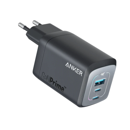 Chargeur Anker Prime GaN 67W Noir 3 Ports USB-C/USB-A