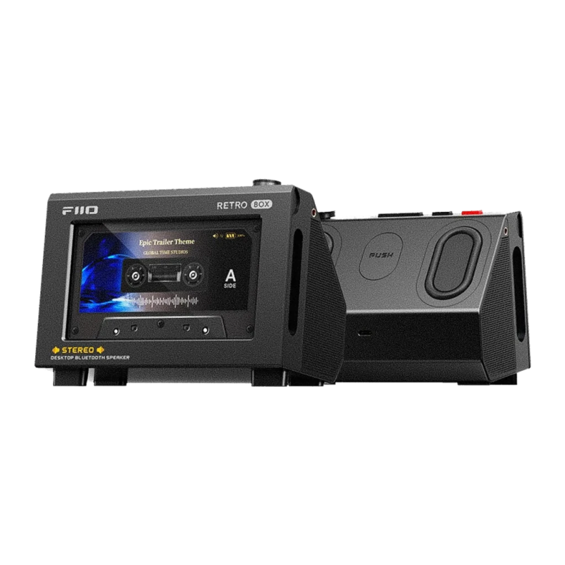 FiiO Retro Box 5W+5W 10,5h LDAC Noir Enceinte Bluetooth