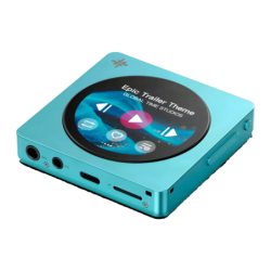 FiiO Snowsky DISC Bleu double DAC CS43131 Bluetooth 5.4 LDAC Hi-Res 1,8 pouces 12h microSD Lecteur