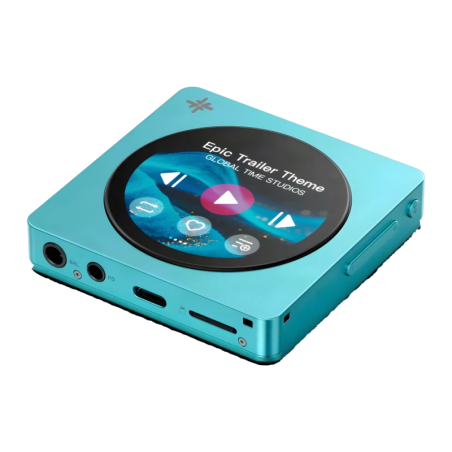 FiiO Snowsky DISC Bleu double DAC CS43131 Bluetooth 5.4 LDAC Hi-Res 1,8 pouces 12h microSD Lecteur