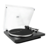 Vulkkano TD10 Noir entraînement par courroie 33/45 rpm Bluetooth préamplificateur Platine vinyle