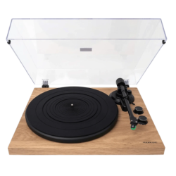 Vulkkano TD20 Marron Belt Drive entraînement par courroie 33/45 rpm Platine vinyle