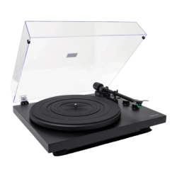 Vulkkano TD20 Noir Belt Drive entraînement par courroie 33/45 rpm Platine vinyle