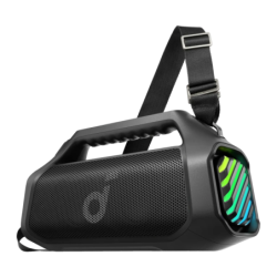 Soundcore Boom 2 Pro 140W 20h IP68 lumières LED entrée AUX Enceinte Bluetooth 5.3
