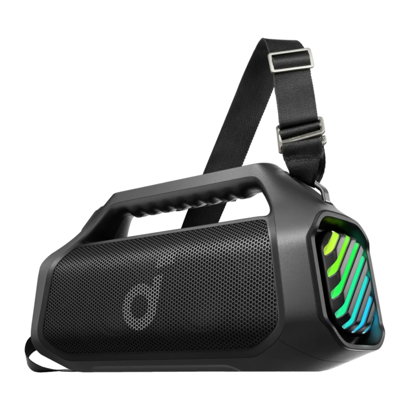 Soundcore Boom 2 Pro 140W 20h IP68 lumières LED entrée AUX Enceinte Bluetooth 5.3