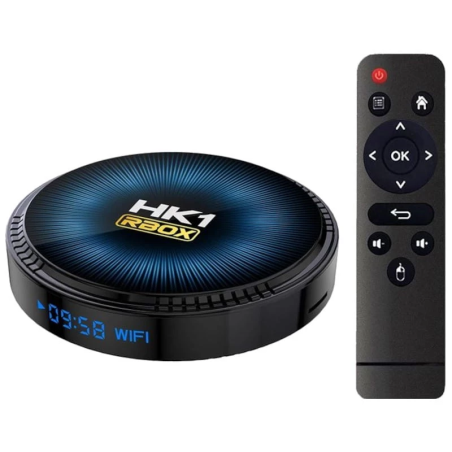 HK1 RBox 100M 4GB/32GB Android 11 8K WiFi double bande Bluetooth S905W2 TV Box