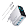 Chargeur Anker GaN 140W 1x USB-A + 3x USB-C Gris 4 Ports