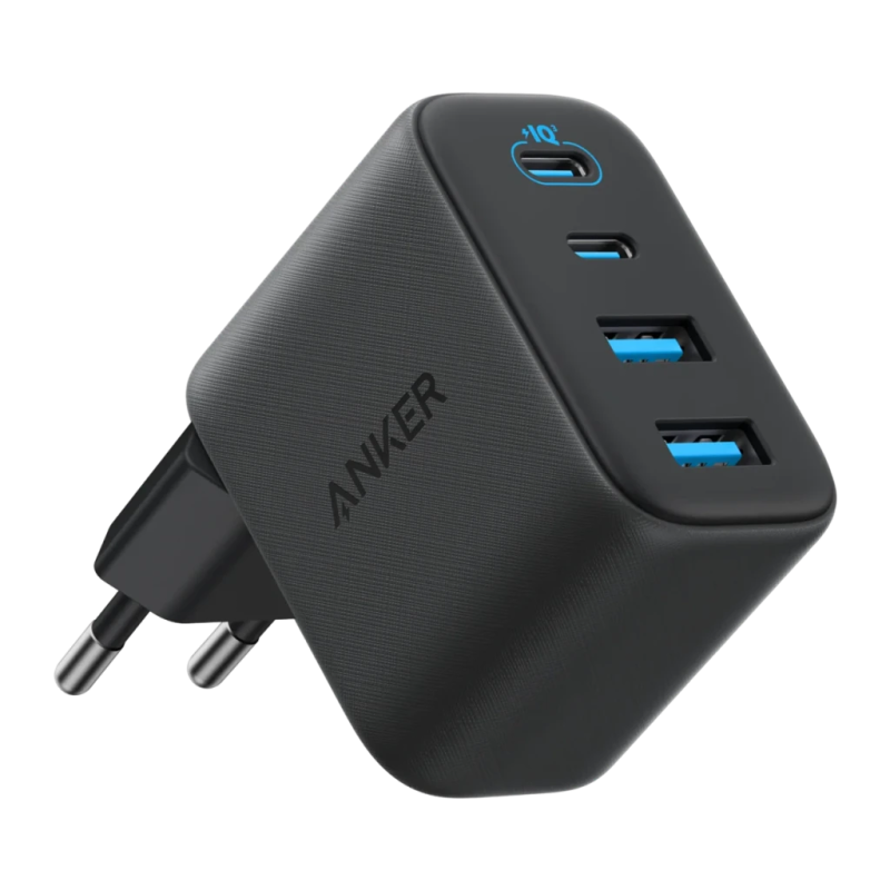 Chargeur Anker Zolo GaN 50W 4 Ports Noir 2× USB-C + 2× USB-A