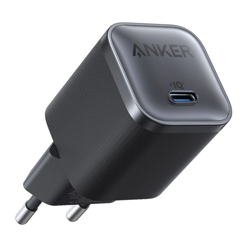 Chargeur Anker Nano GaN 45W 1xUSB-C Noir 1 USB-C