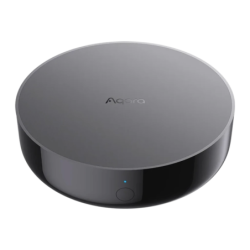Aqara M200 Noir WiFi 6 Zigbee 3.0 Matter Thread Bluetooth compatible avec Alexa, Google et HomeKit Hub