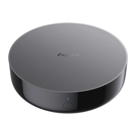 Aqara M200 Noir WiFi 6 Zigbee 3.0 Matter Thread Bluetooth compatible avec Alexa, Google et HomeKit Hub