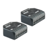 Shelly 2PM Gen4 Noir Pack ×2 WiFi Matter Bluetooth Interrupteur connecté
