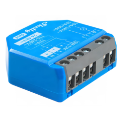 Relais intelligent Shelly 1 Gen4 Bleu 1W consommation propre WiFi + Zigbee + Bluetooth 5.0