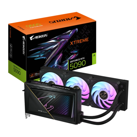 Gigabyte AORUS GeForce RTX 5090 XTREME WATERFORCE 32G 32GB GDDR7 3 ventilateurs Carte graphique