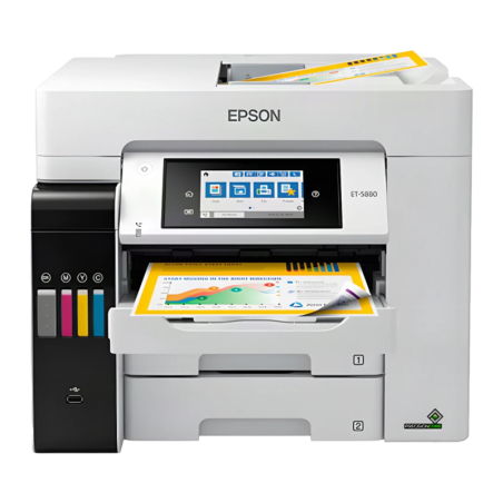 Epson EcoTank Pro ET-5885 Multifonction Couleur WiFi Recto-verso 25ppm ADF Imprimante à jet d'encre