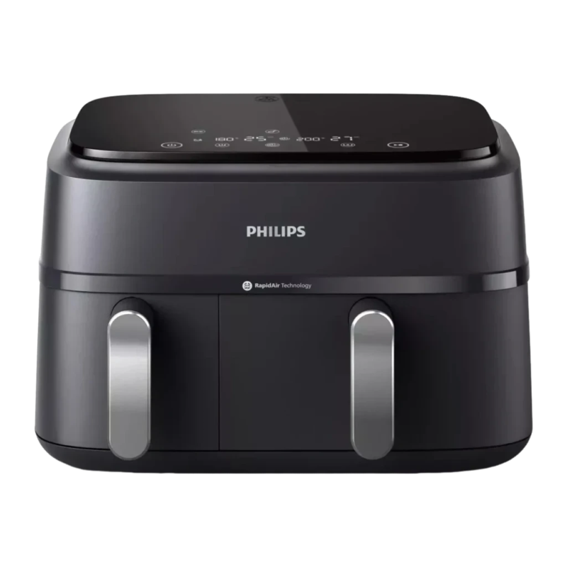 Philips 3000 Series Dual Basket Airfryer Double Panier 9L 2750W 8 programmes écran tactile Friteuse à air