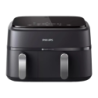 Philips 3000 Series Dual Basket Airfryer Double Panier 9L 2750W 8 programmes écran tactile Friteuse à air