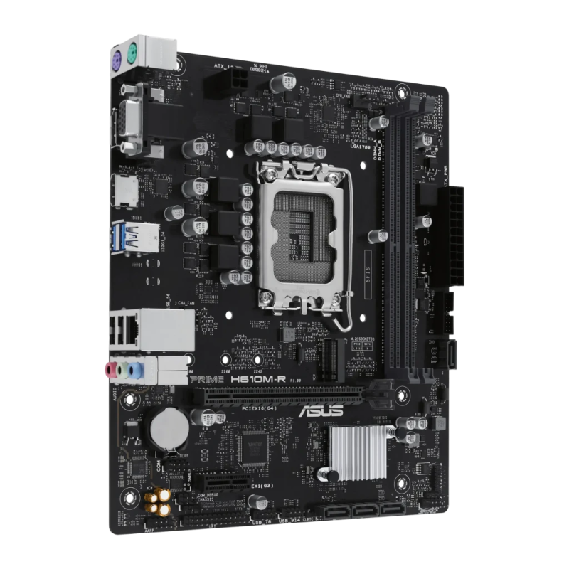 ASUS PRIME H610M-R-SI H610 LGA1700 DDR5 mATX Carte mère