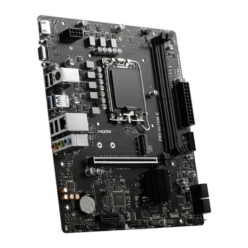 MSI PRO H610M-E DDR5 Intel H610 LGA 1700 Micro-ATX Carte mère