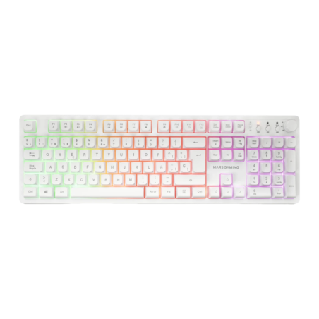 Mars Gaming MCPWXWES RF 2,4GHz à membrane RGB espagnol Clavier et souris sans fil