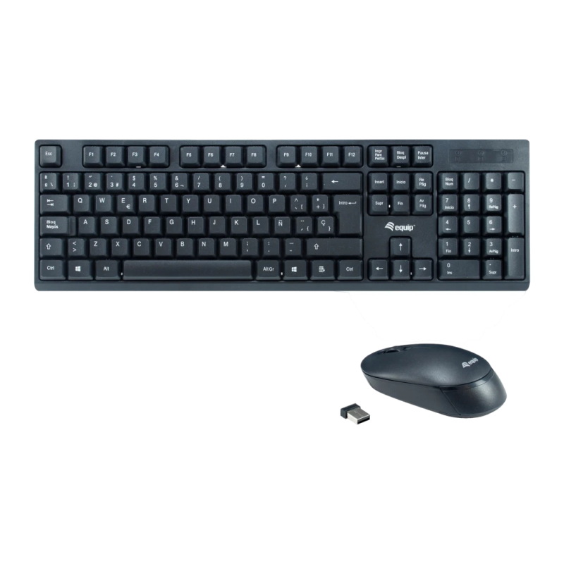Equip LIFE 245221 RF 2,4GHz Clavier et souris sans fil