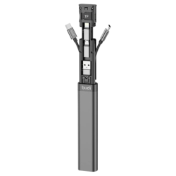 Adaptateur Carte Multifonction Universel Budi 9 en 1 Noir