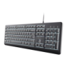 Trust Primo Éclairé Espagnol Clavier silencieux
