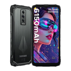 Doogee Blade 10 Pro Energy 3GB/128GB Noir Rugged IP68/IP69K 6,56 pouces IPS 90Hz 50MP 6150mAh 18W NFC