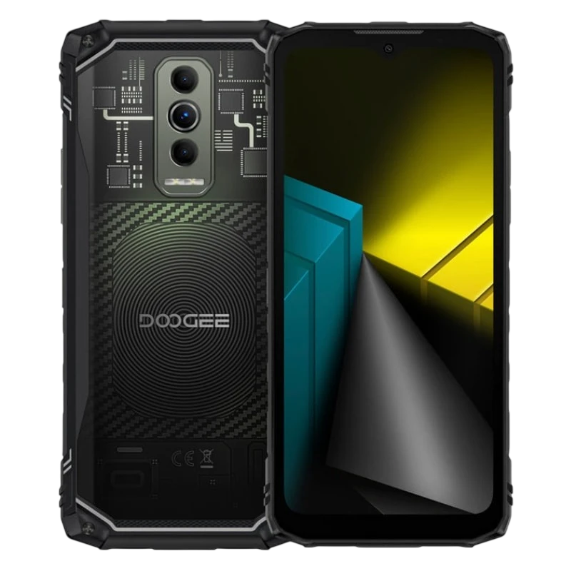 Doogee Blade 10 Ultra Energy 6GB/128GB Noir Rugged IP68/IP69K 6,56 pouces IPS 90Hz 64MP 6150mAh 18W NFC