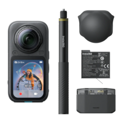 Insta360 X6 Essentials Bundle 8K 30fps 120MP submersible 20 m WiFi Caméra sport