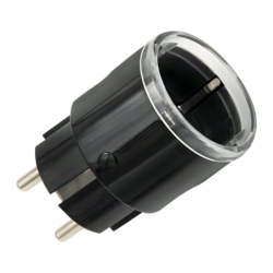Shelly Plug S Gen3 Noir WiFi Matter 12A compatible avec Alexa et Google Prise intelligente